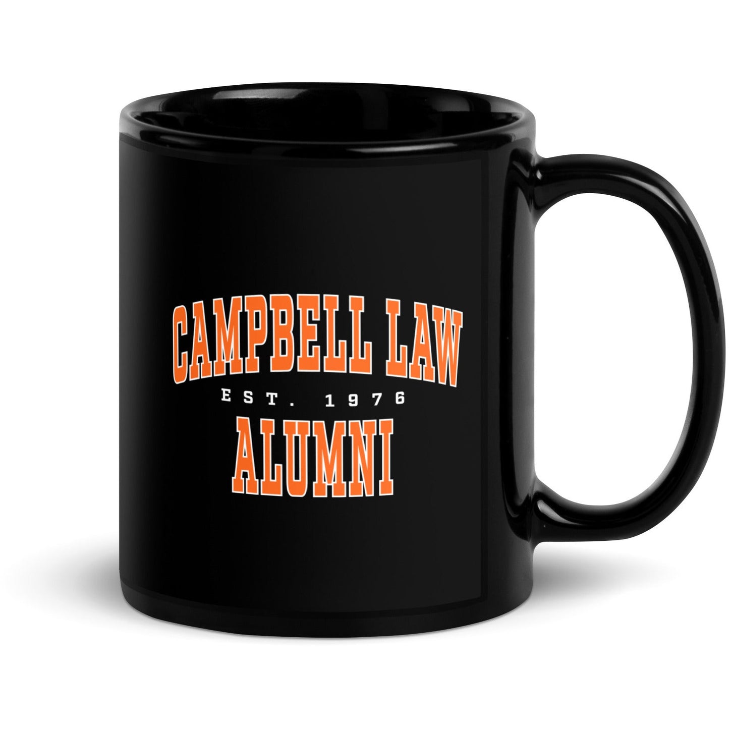 Campbell Law Alumni Black Glossy Mug