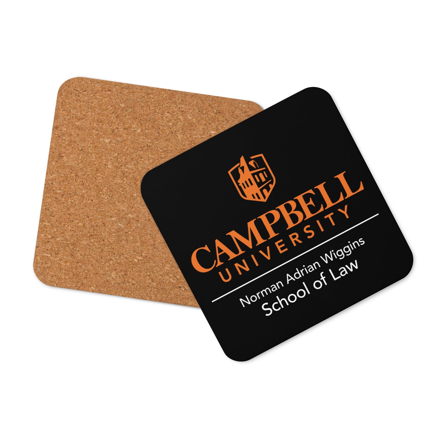 Norman Adrian Wiggins School of Law Cork-back coaster