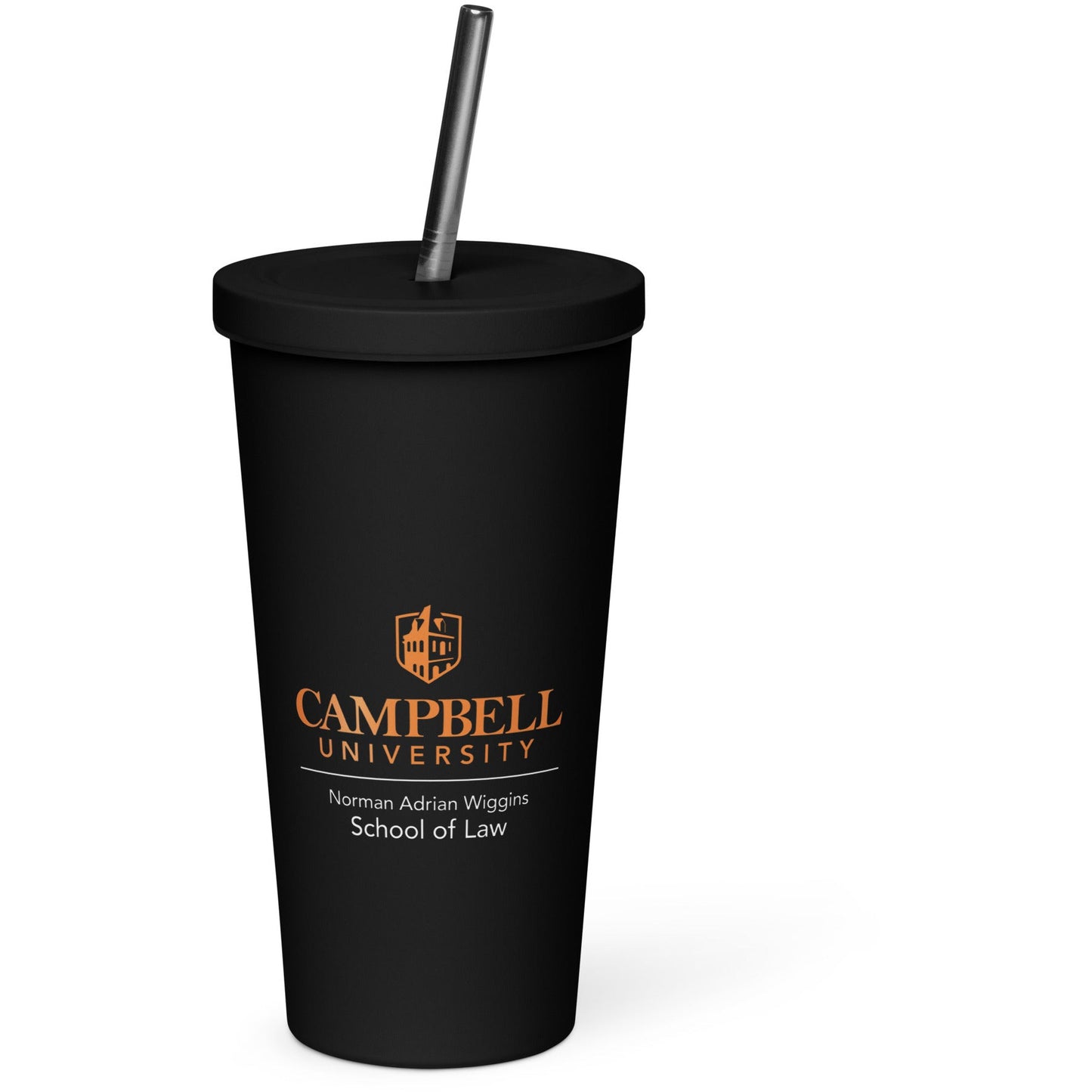 Norman Adrian Wiggins School of Law Insulated tumbler with a straw